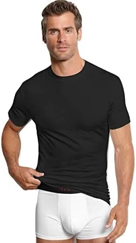 alfani mens black crew neck short sleeve t shirt 4 pack cotton medium